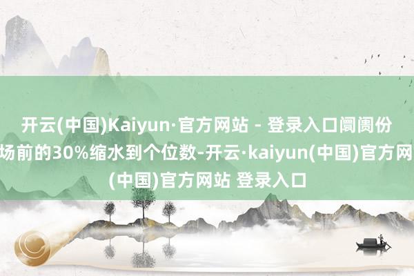 开云(中国)Kaiyun·官方网站 - 登录入口阛阓份额从中企入场前的30%缩水到个位数-开云·kaiyun(中国)官方网站 登录入口